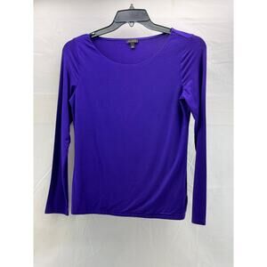 Royal purple women’s Talbots Small long sleeve Blouse